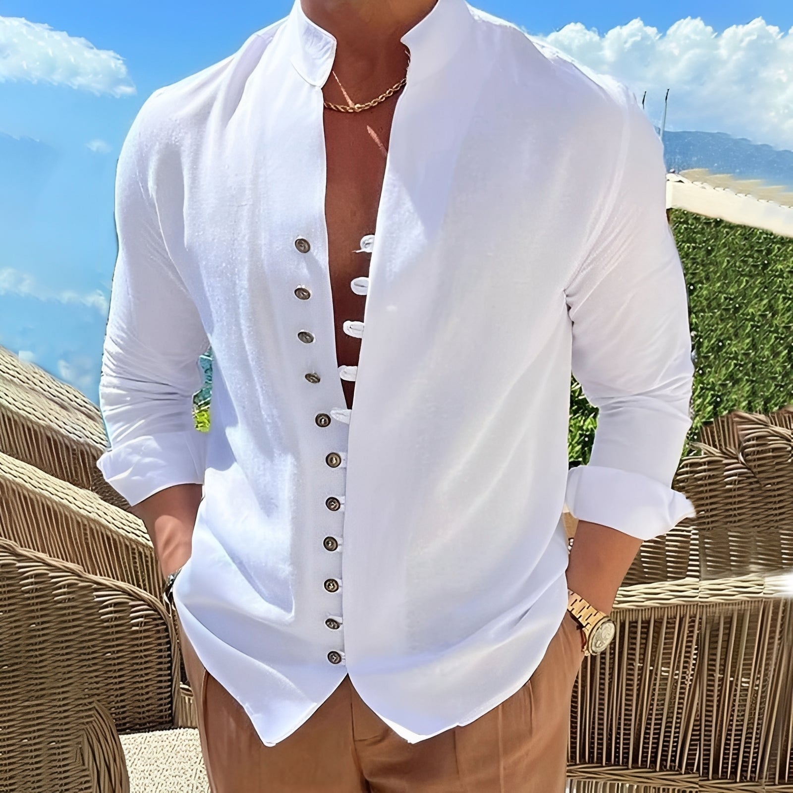 Dexter - Komfortables, entspanntes Herren-Langarmshirt