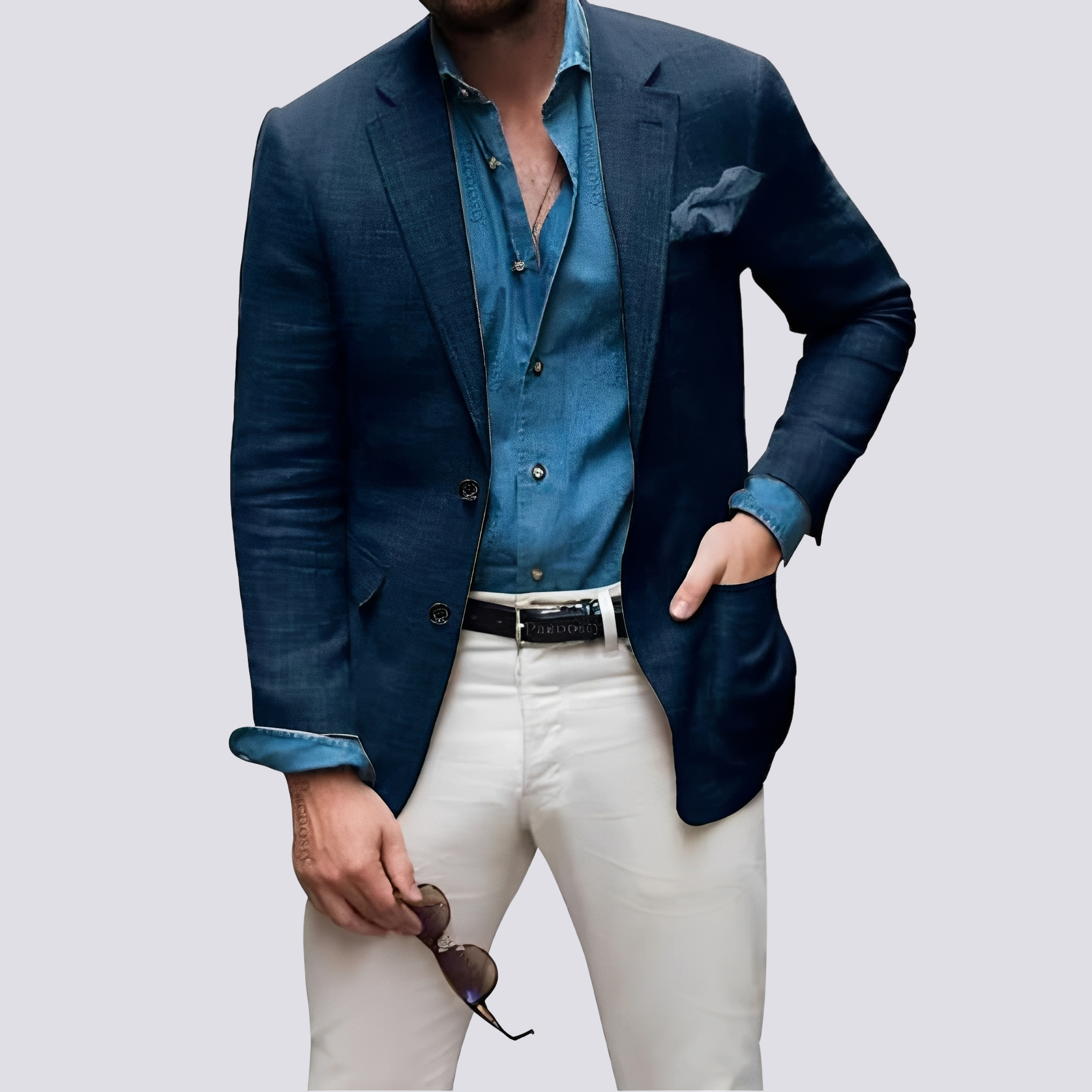 Glenn - Elegante Jacke für Männer mit Knöpfen