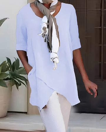 Marcia - Elegantes Shirt mit Rundhals