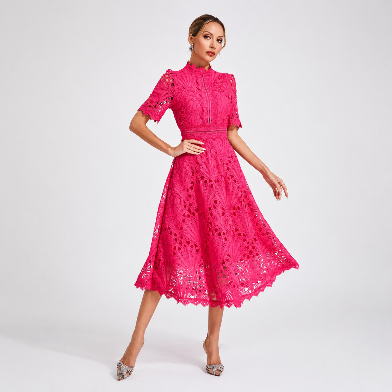 Hallie - Modisches Midikleid