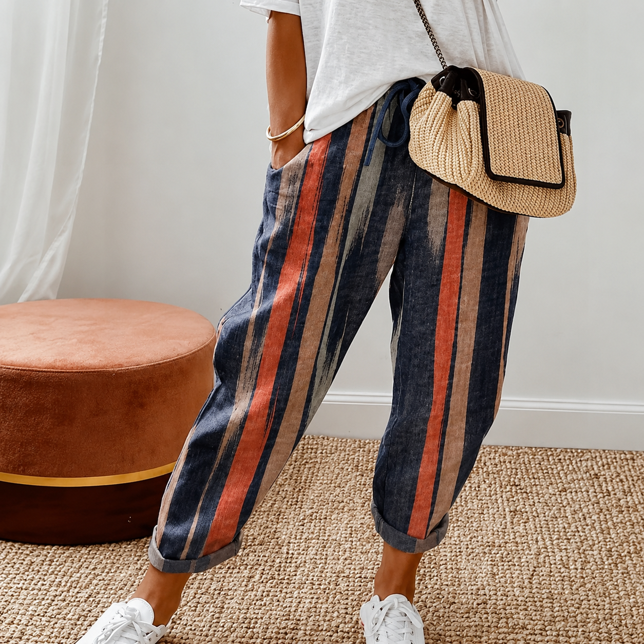 Chelease - Bequeme Hose mit Kordelzug