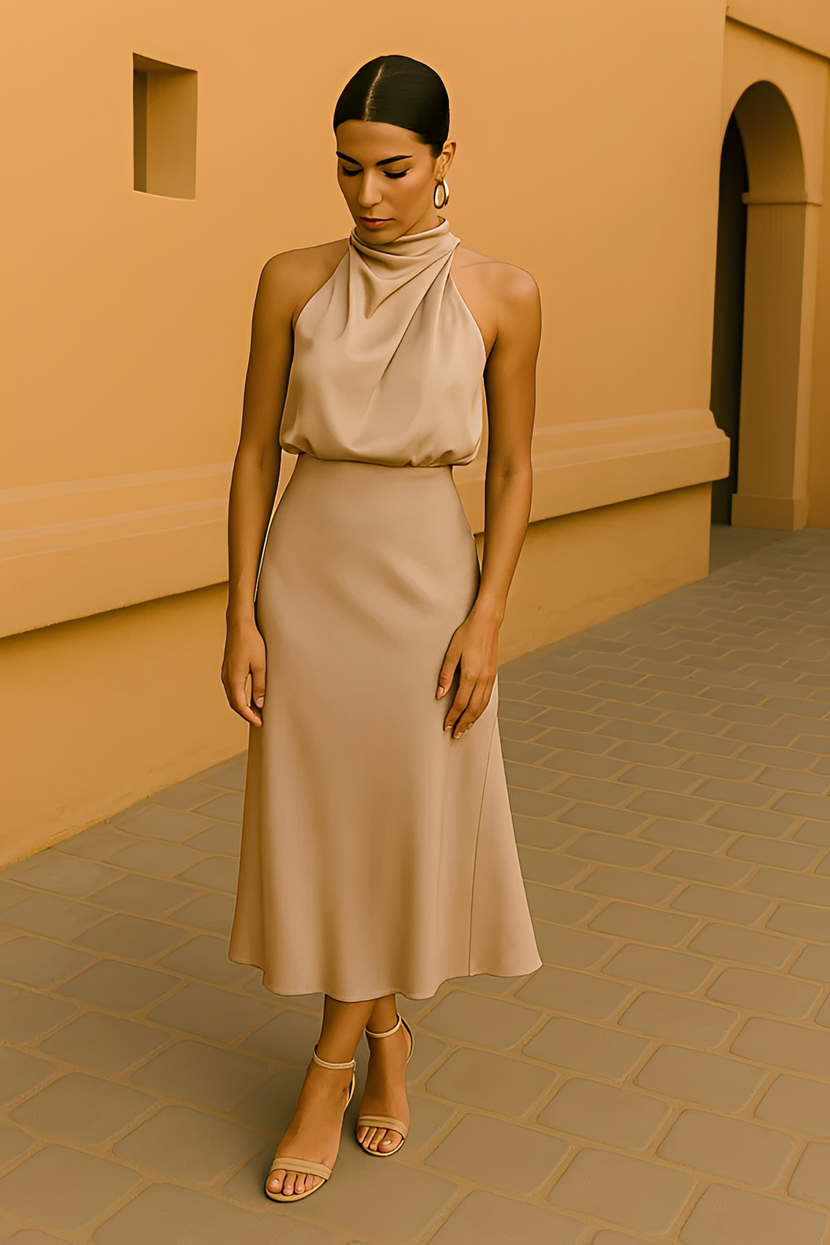 Selina - Elegantes ärmelloses Kleid
