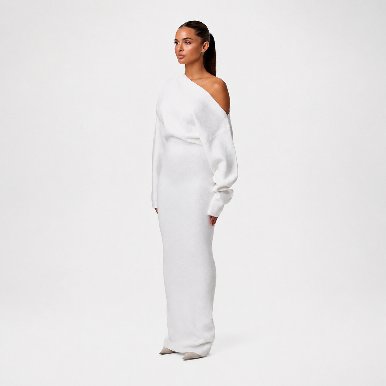 Tahlia - Stilvolles One-Shoulder Maxikleid