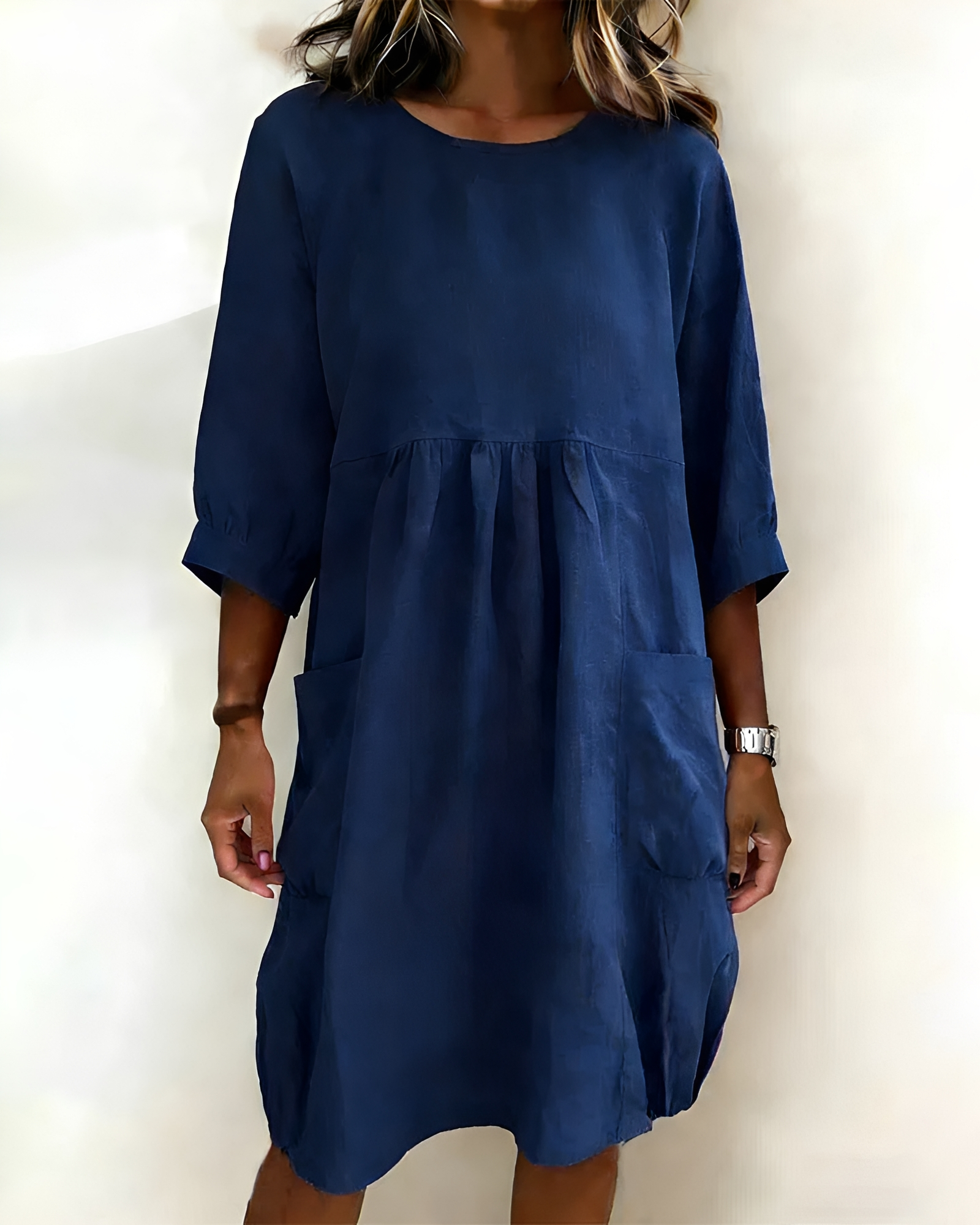 Shadia - Bequemes und Entspanntes Midikleid