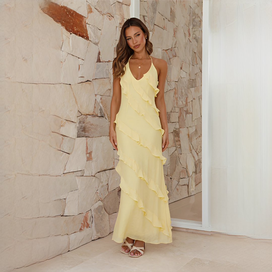 Latresia - Modern und Elegant: Neckholder-Kleid