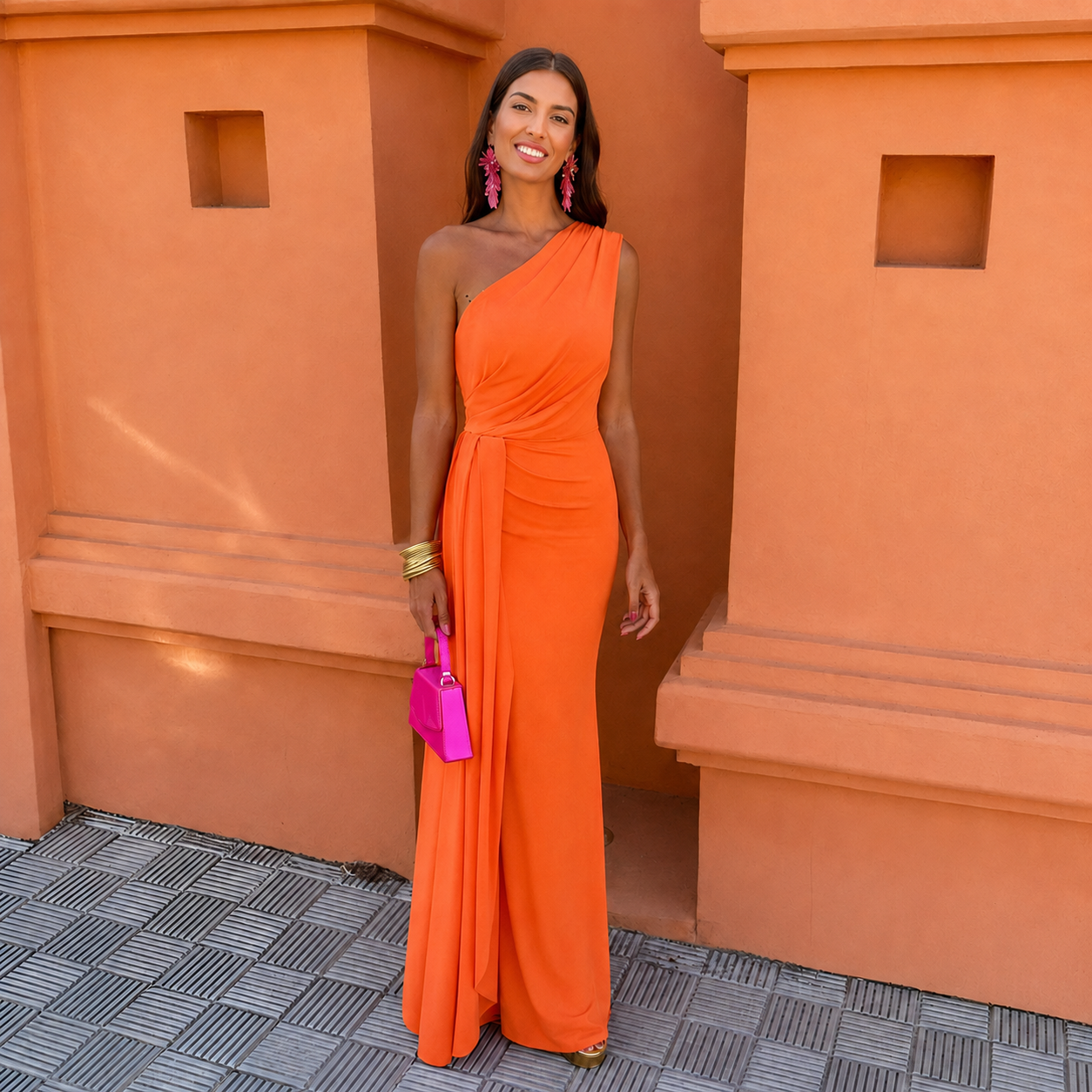 Mallory - Elegantes One-Shoulder-Kleid