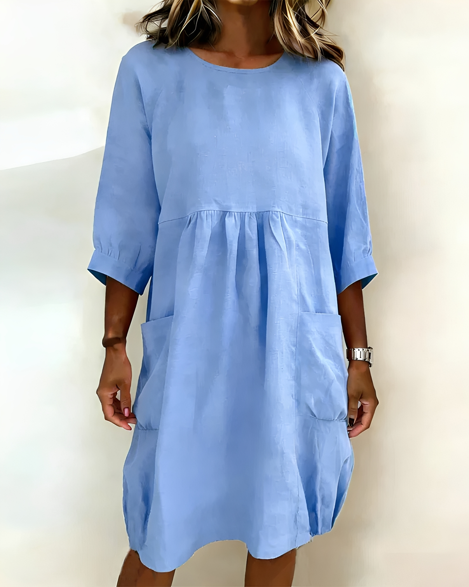 Shadia - Bequemes und Entspanntes Midikleid