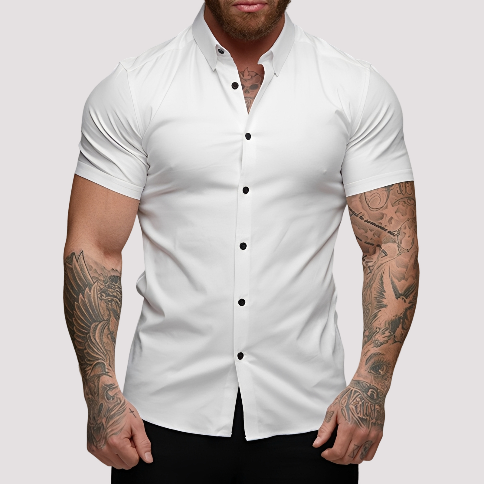 Oscar - Slim-Fit-Kurzarmhemd für Männer