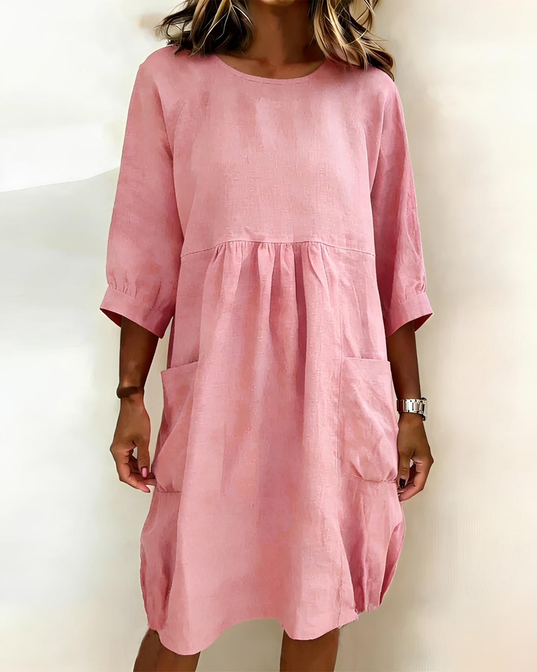 Shadia - Bequemes und Entspanntes Midikleid