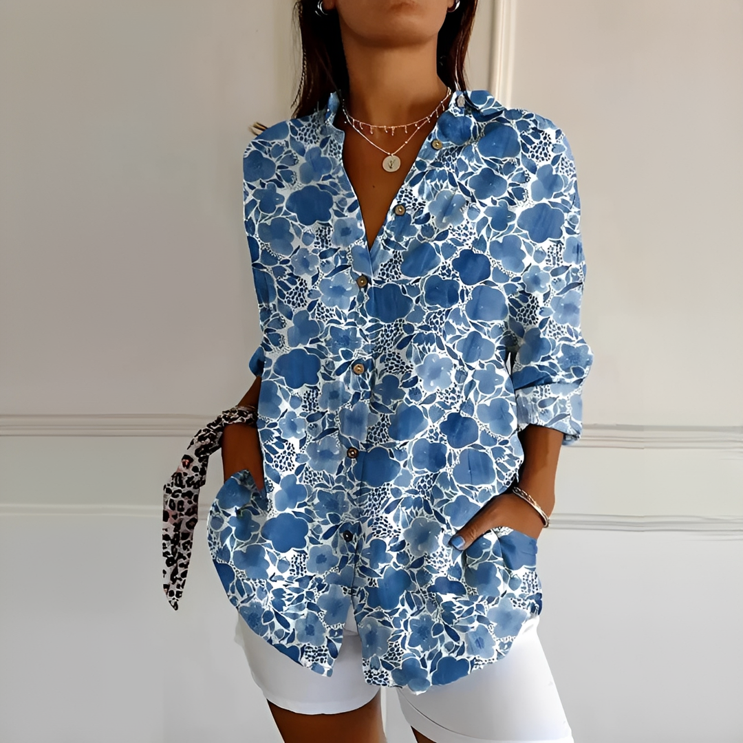 Eleanor - Elegante Bluse mit Knöpfen