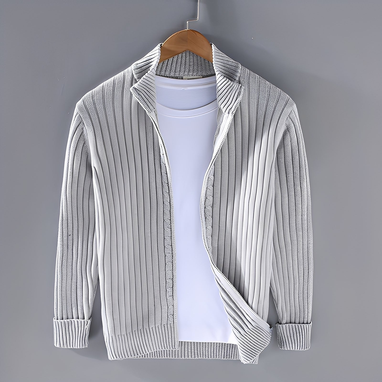 Jacquy - Zeitgemäßer Herren-Strickcardigan