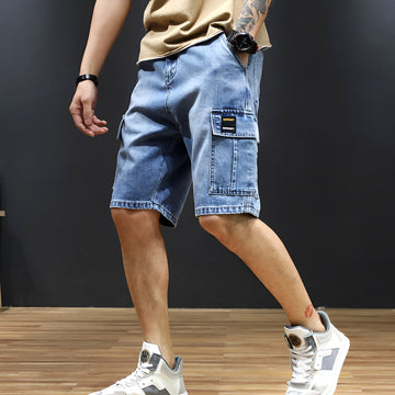 Kristian - Bequeme Cargo-Jeansshorts für Männer