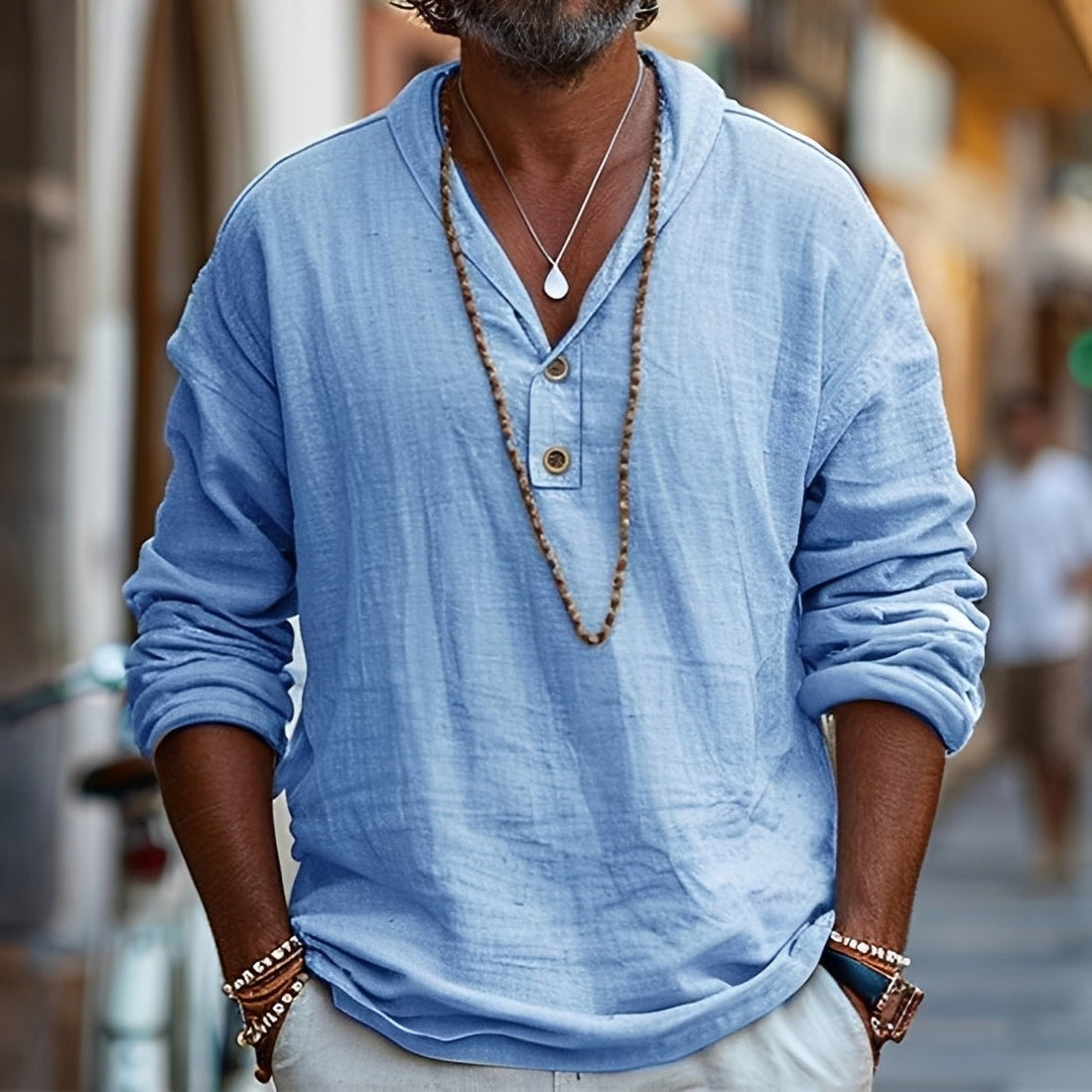 Darren - Komfortables Langarmhemd für Herren