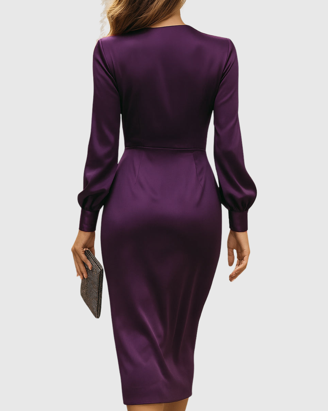 Korina – Stilvolles Wickelkleid mit verstellbarem Bund