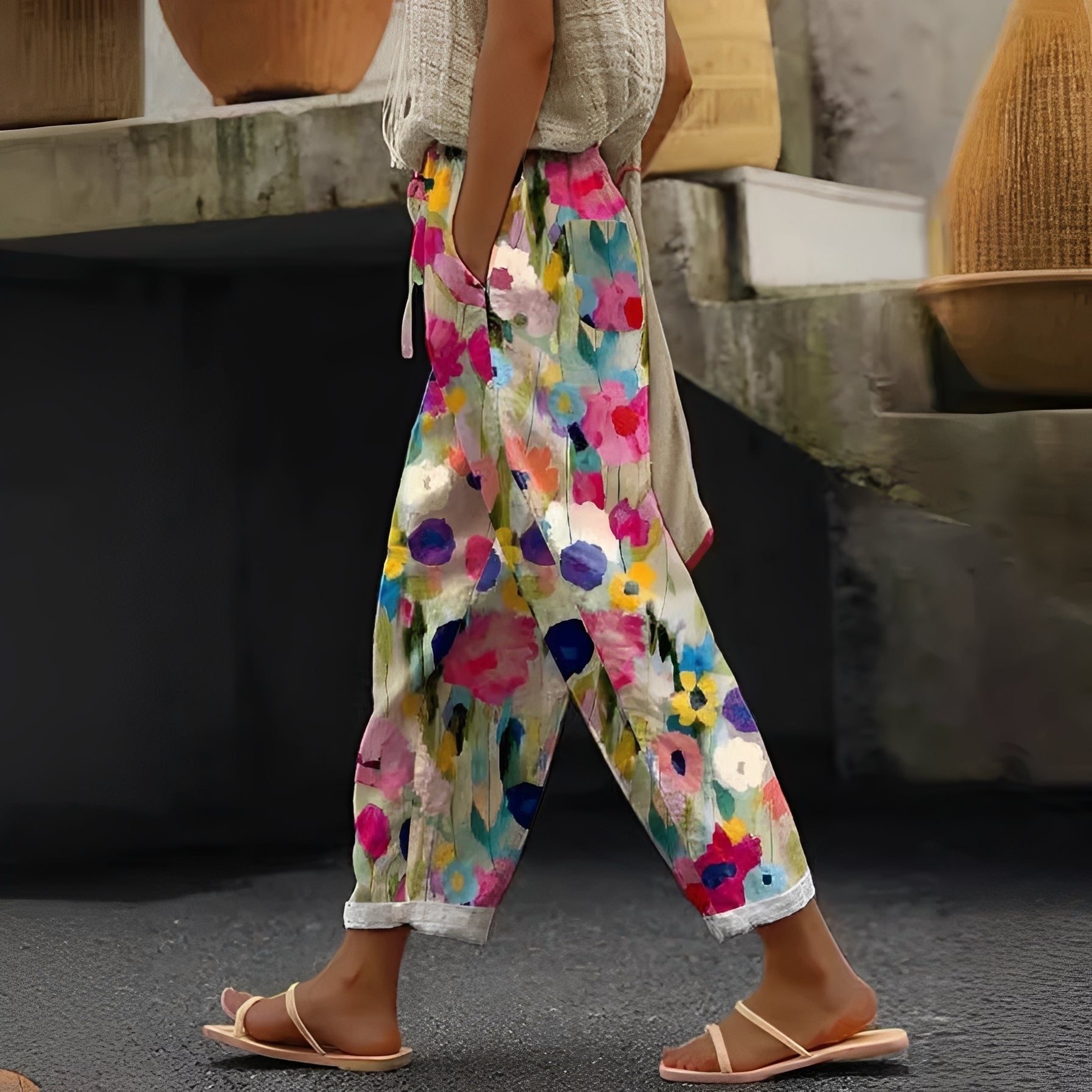 Betty - Elegante Damenhose mit Taschen