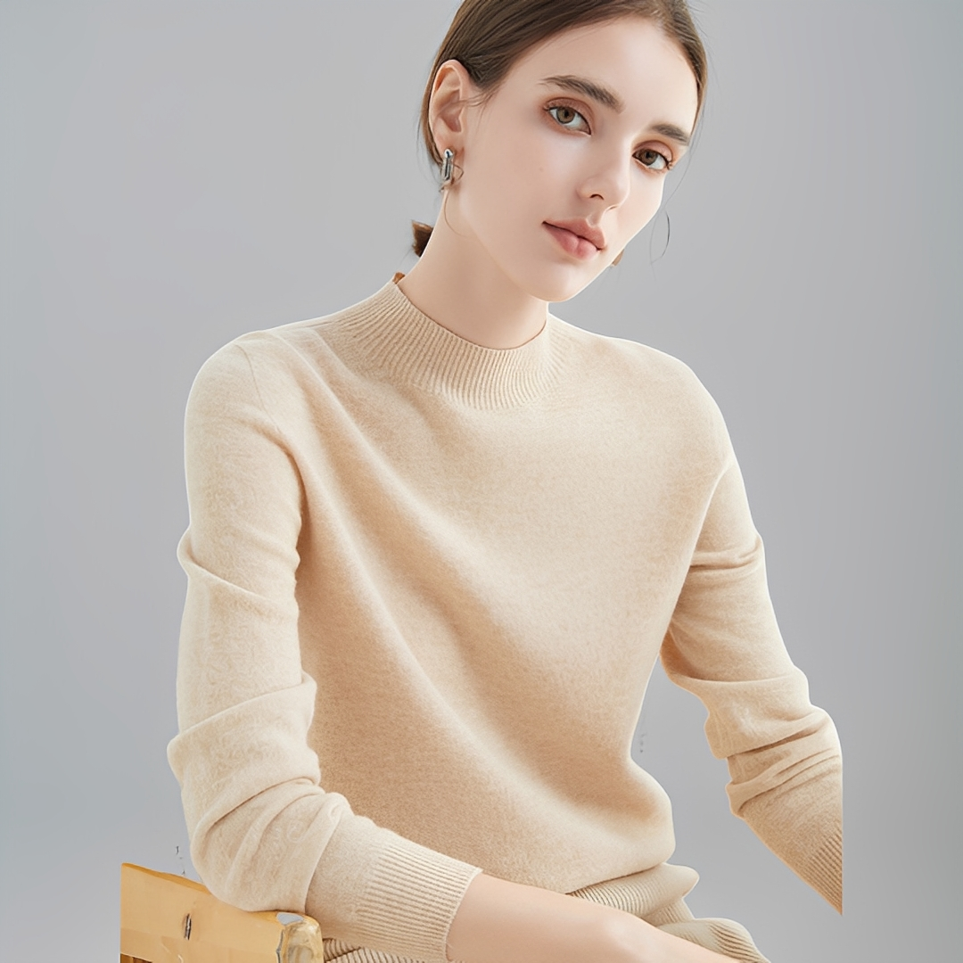 Chrystellene – Komfortabler Damen-Rollkragenpullover