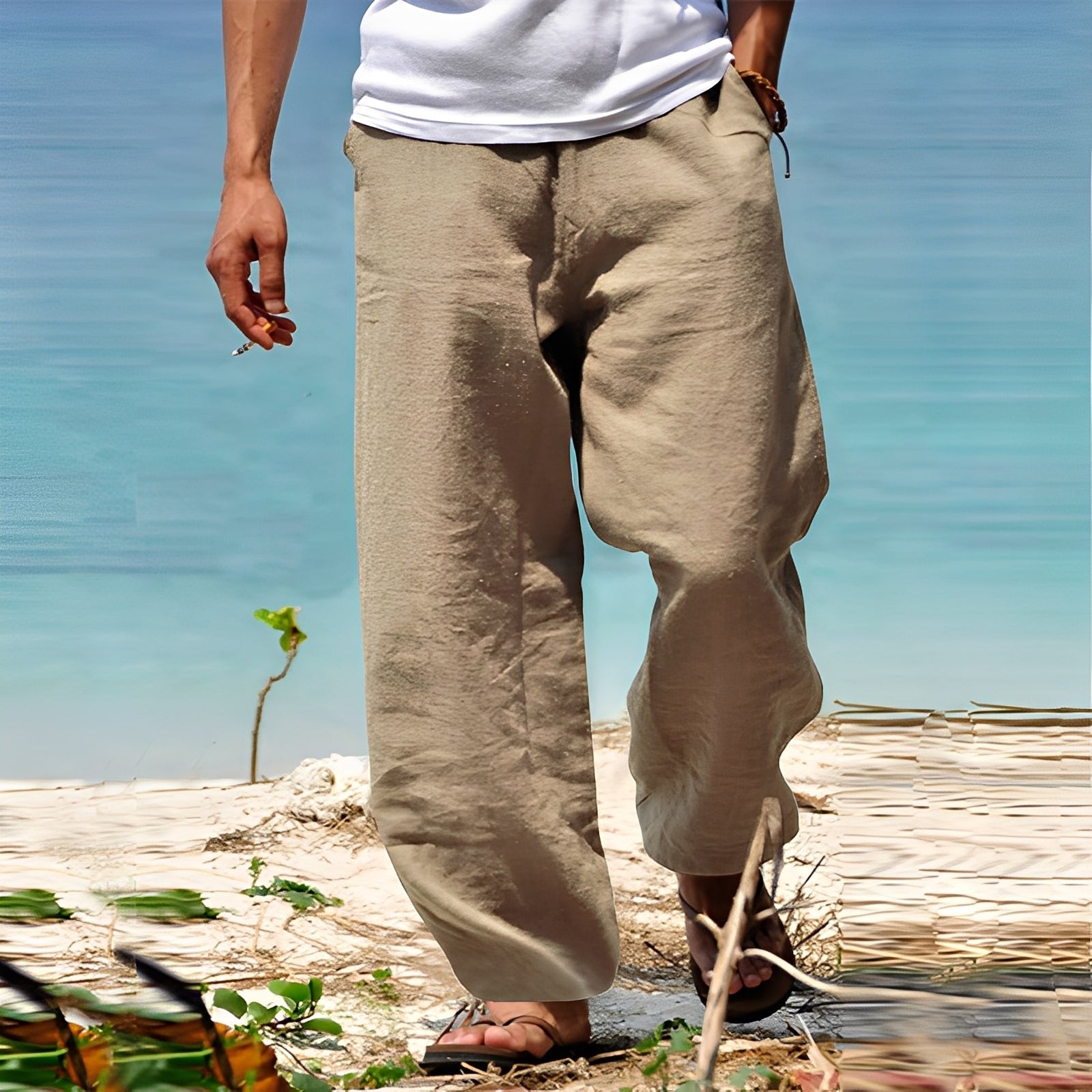 Milan - Komfortable Herren-Leinenhose