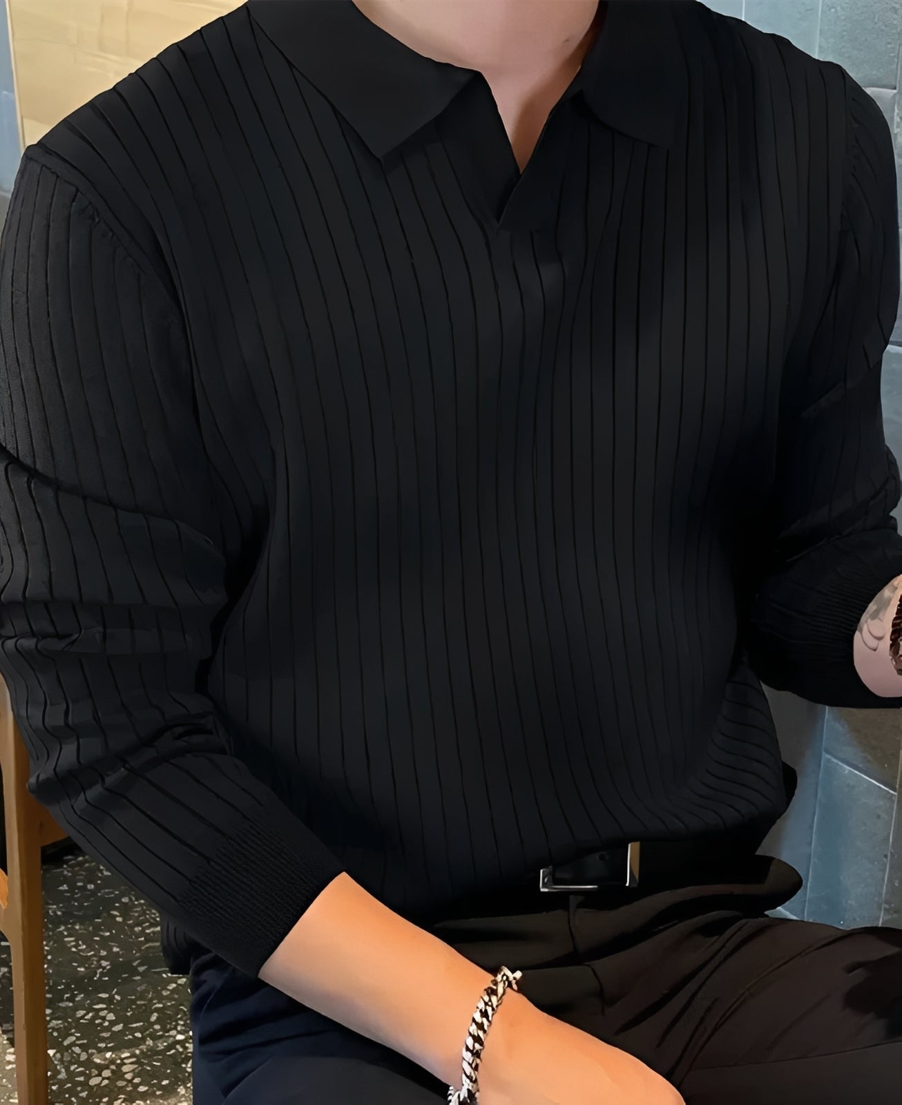 Hector - Klassischer Slim-Fit-Strickpullover für Herren