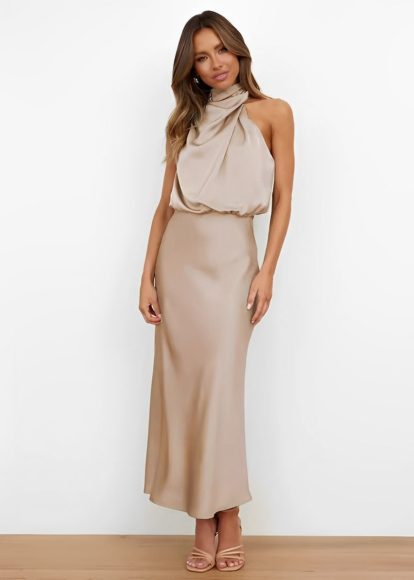 Marley - Elegantes Satin-Abendkleid für Damen
