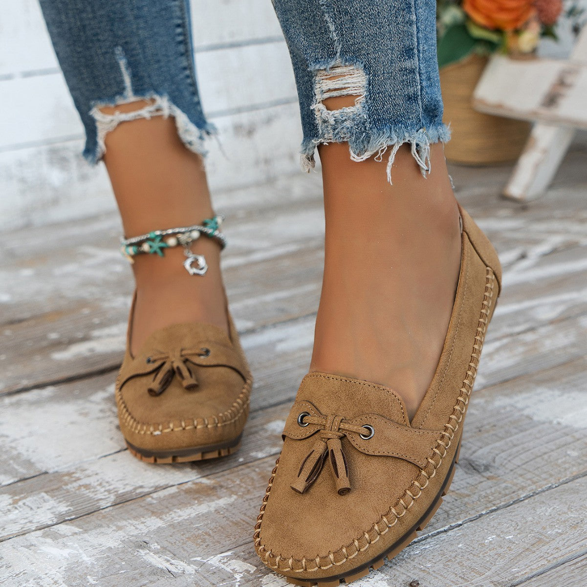 Megan - Komfortabler flacher Damenschuh