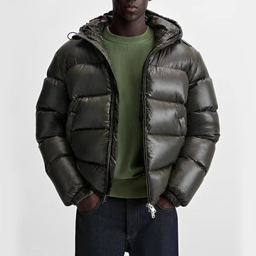 Myles - Herren-Kapuzenjacke aus dicker Daune