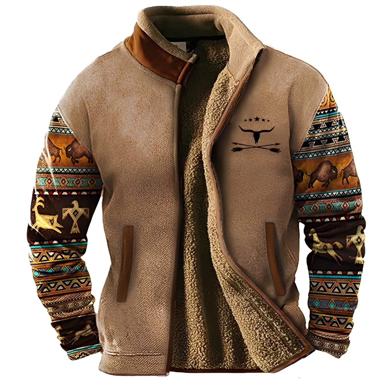 Aubert - Herren-Fleecejacke für Outdoor-Einsätze