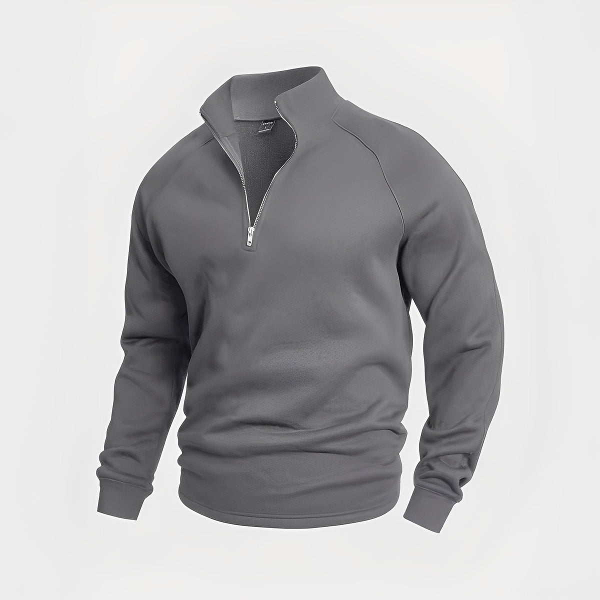 Wiley - Bequemer Herrenpullover mit Reißverschluss