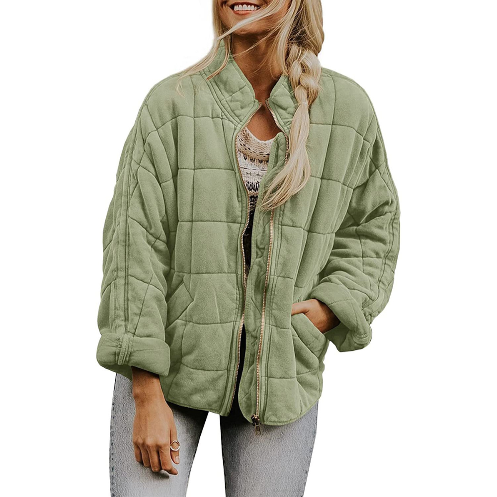 Jordana - Weit geschnittene Daunenjacke mit Taschen für Damen