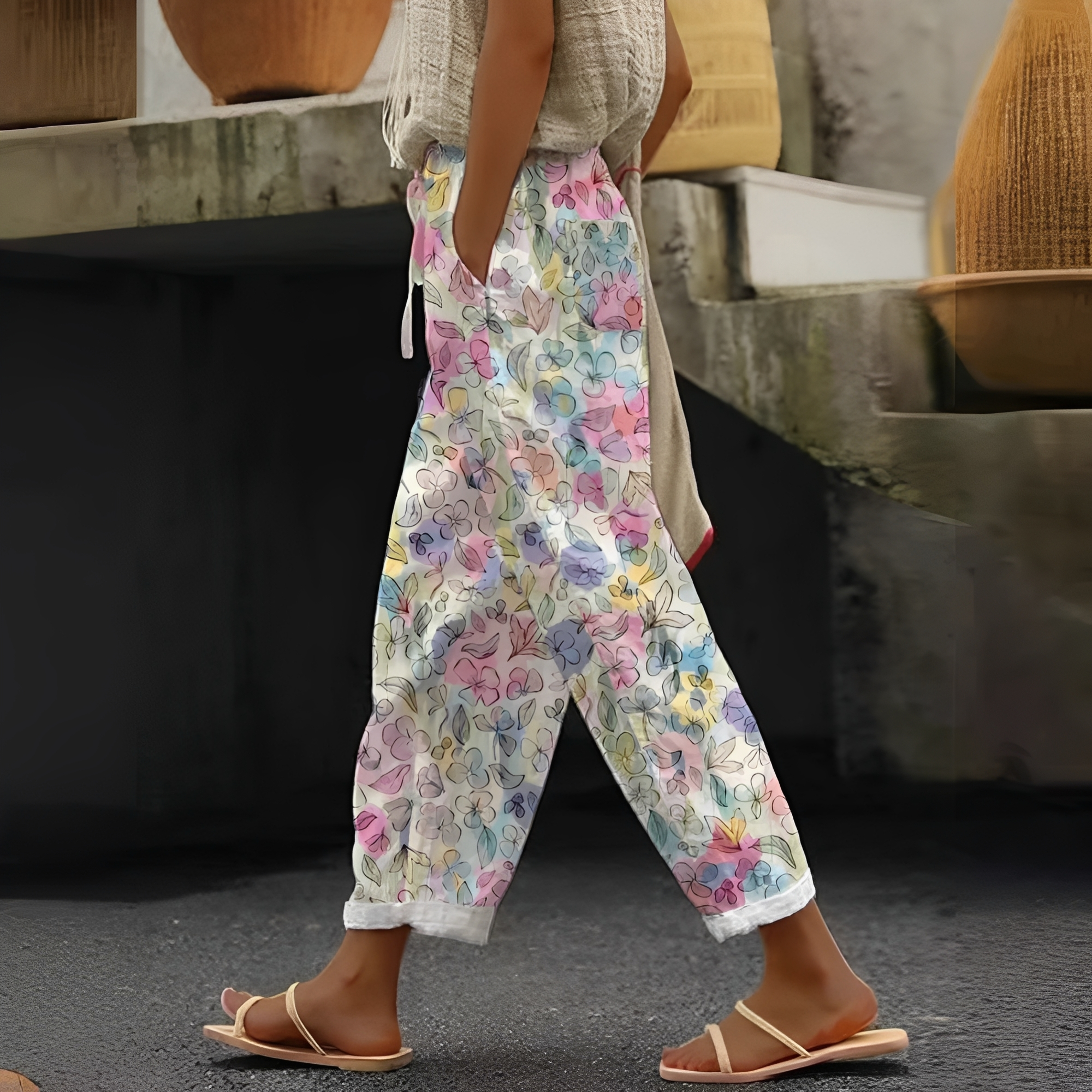 Betty - Elegante Damenhose mit Taschen