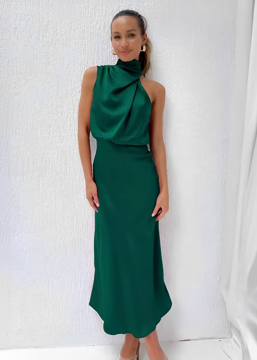 Marley - Elegantes Satin-Abendkleid für Damen