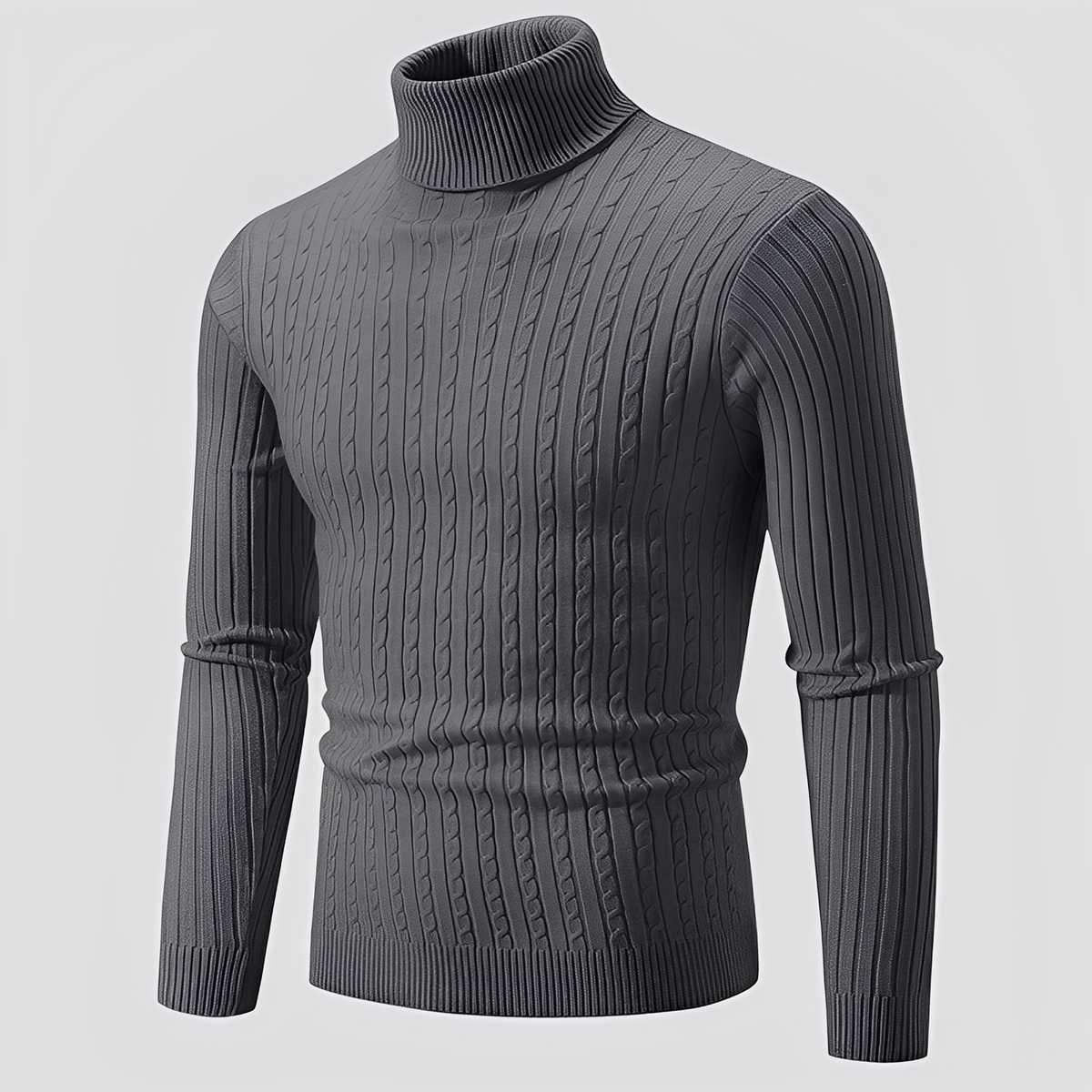 Devin - Bequemer und wärmender Rollkragenpullover