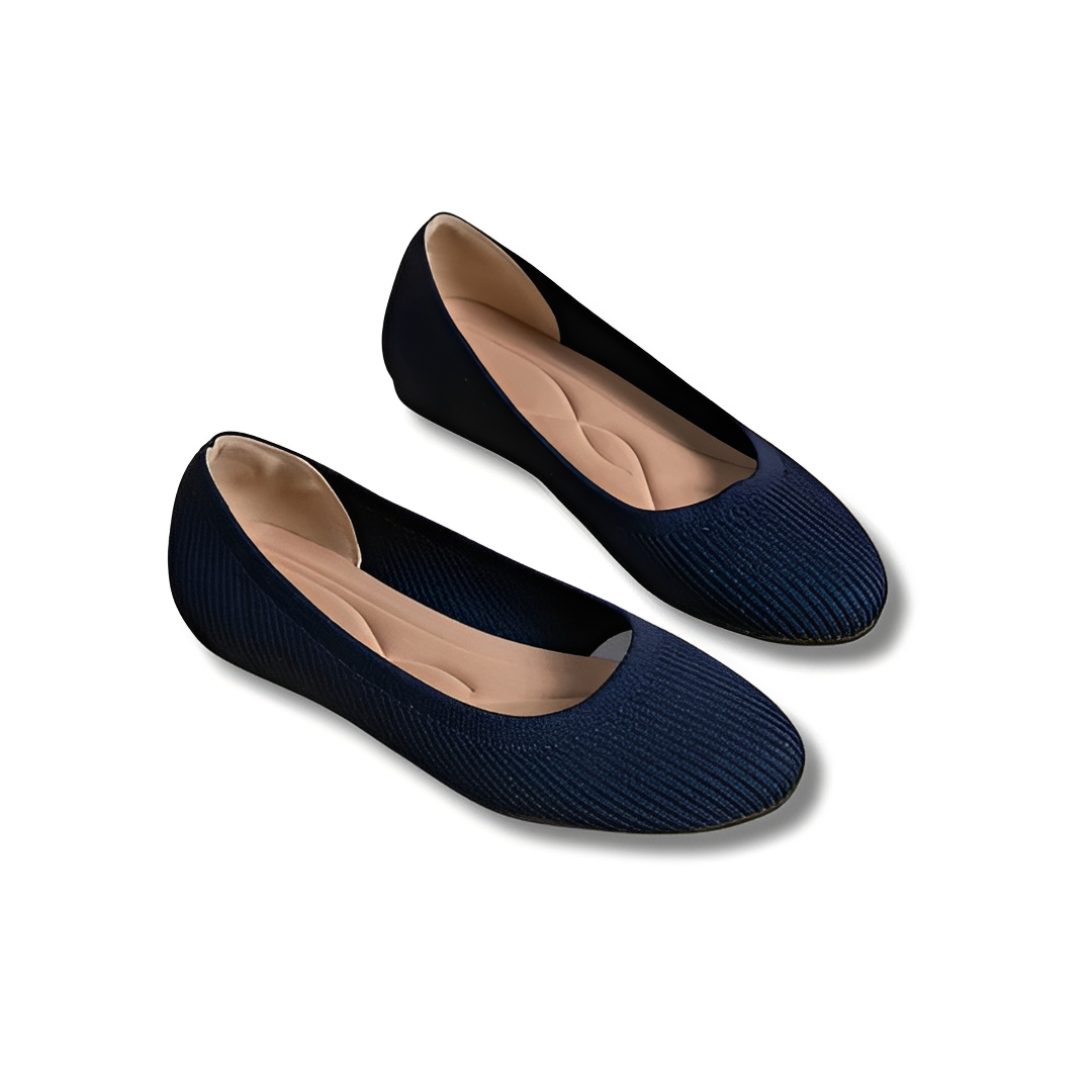 Pietra - Bequeme Schuhe mit runder Spitze für Damen