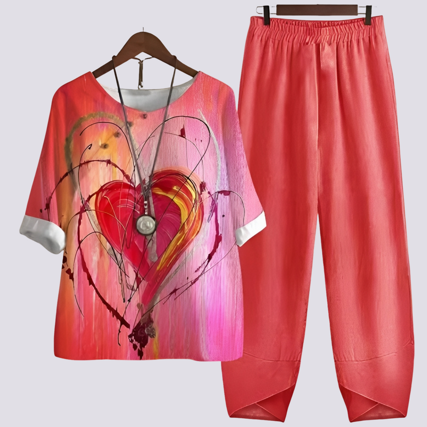 Jodie - Elegantes und gemütliches Damen-Set mit Muster