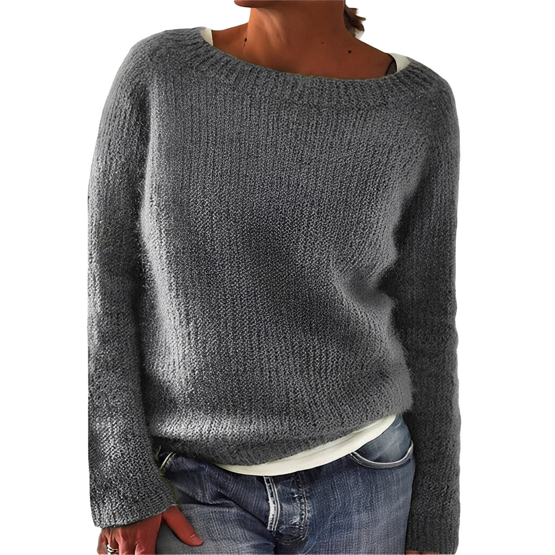 Eljene - Damen-Strickpullover, warm und gemütlich