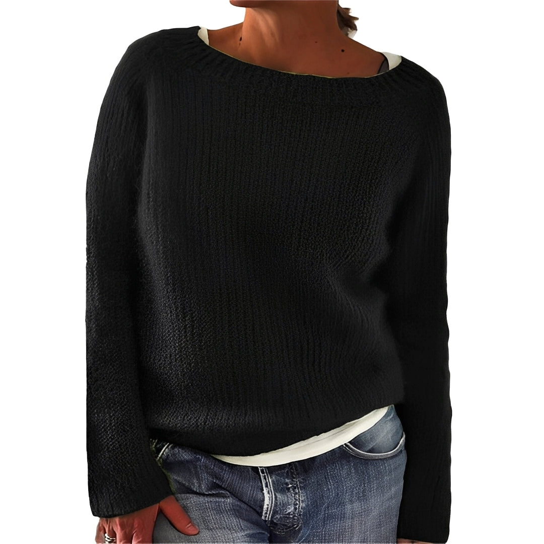 Eljene - Damen-Strickpullover, warm und gemütlich