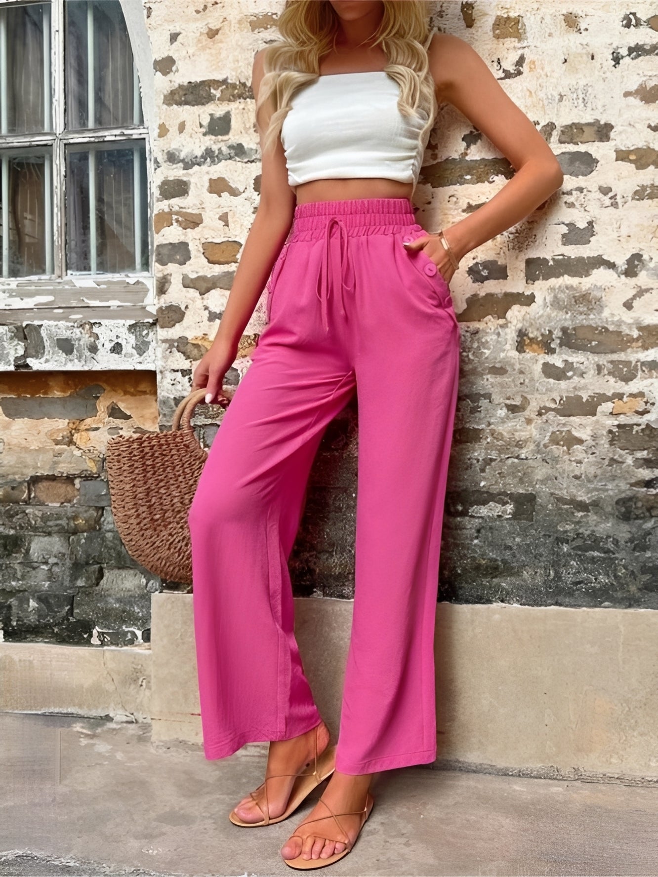 Allie - Weite, schicke Hose mit hoher Taille für Damen