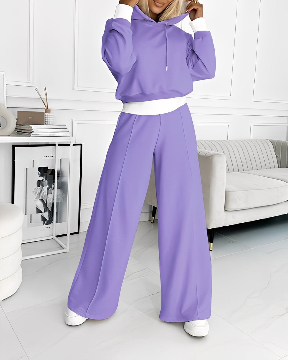 Paulina - Elegantes Damen-Hoodie-Trainingsanzug-Set