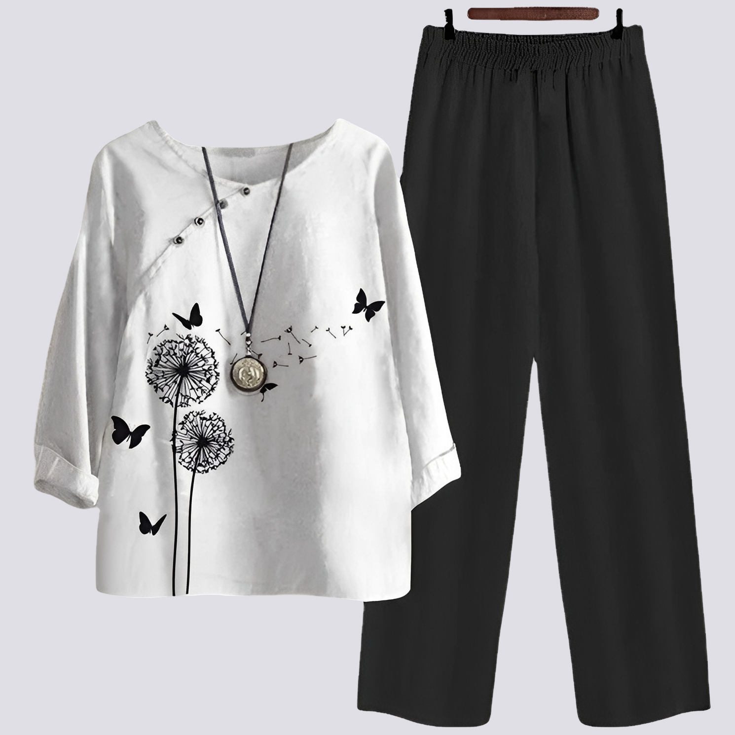 Jodie - Elegantes und gemütliches Damen-Set mit Muster