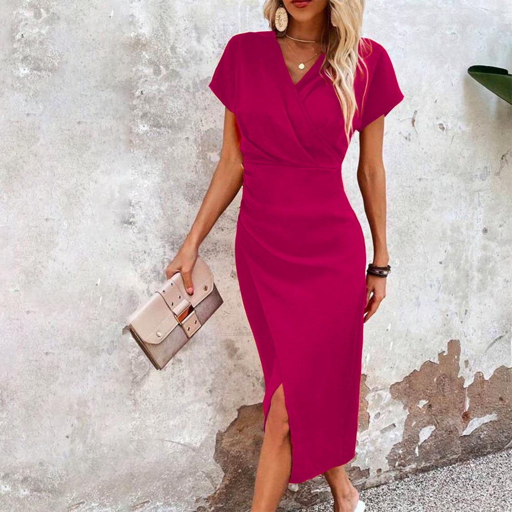 Ellia - Modernes, figurbetontes Midikleid für Damen