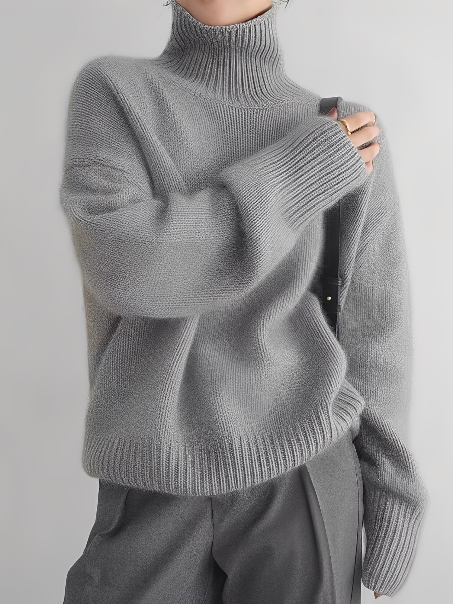 Adrienne – Eleganter Rollkragenpullover