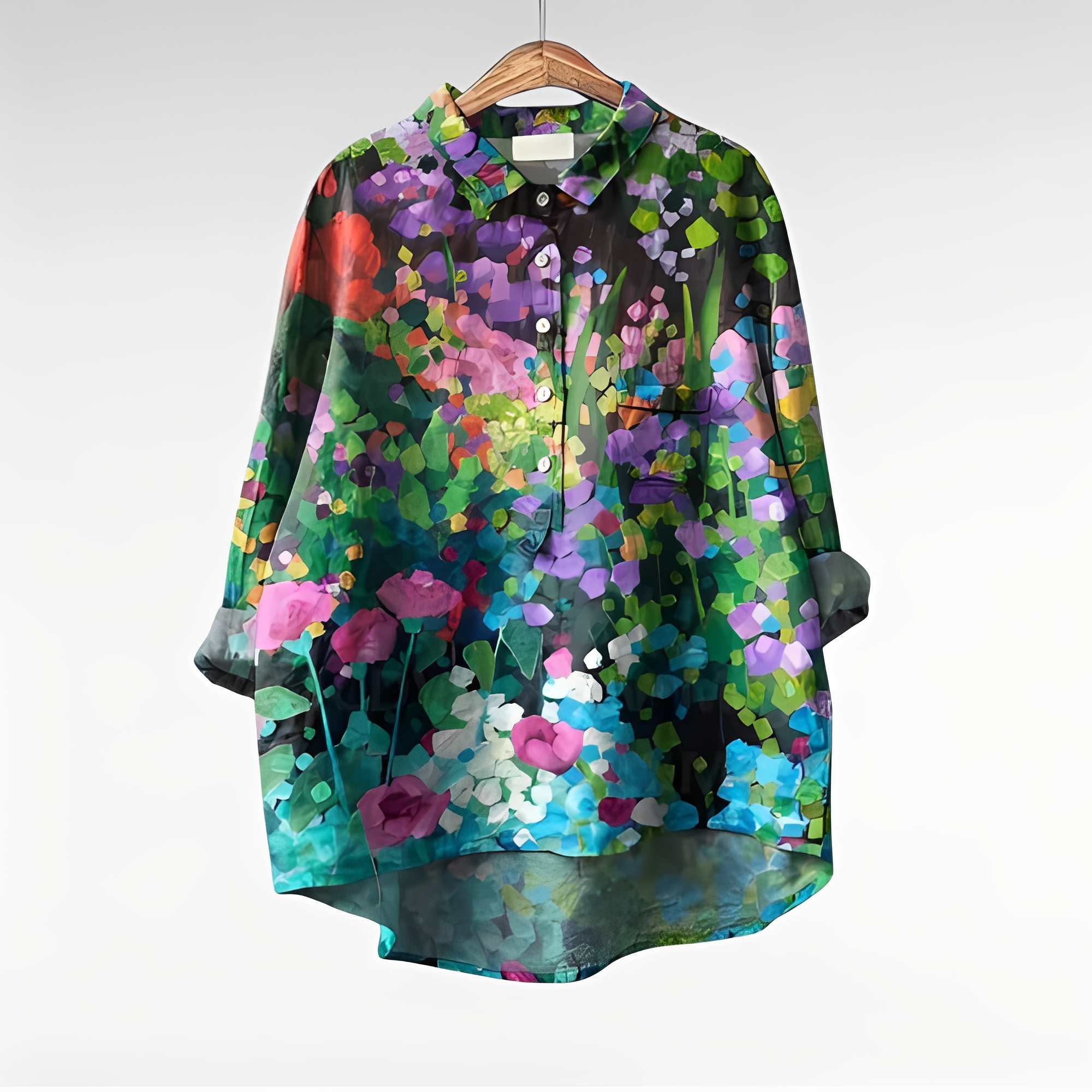 Mecah - Stilvolle Damenblusen mit Blumenprint