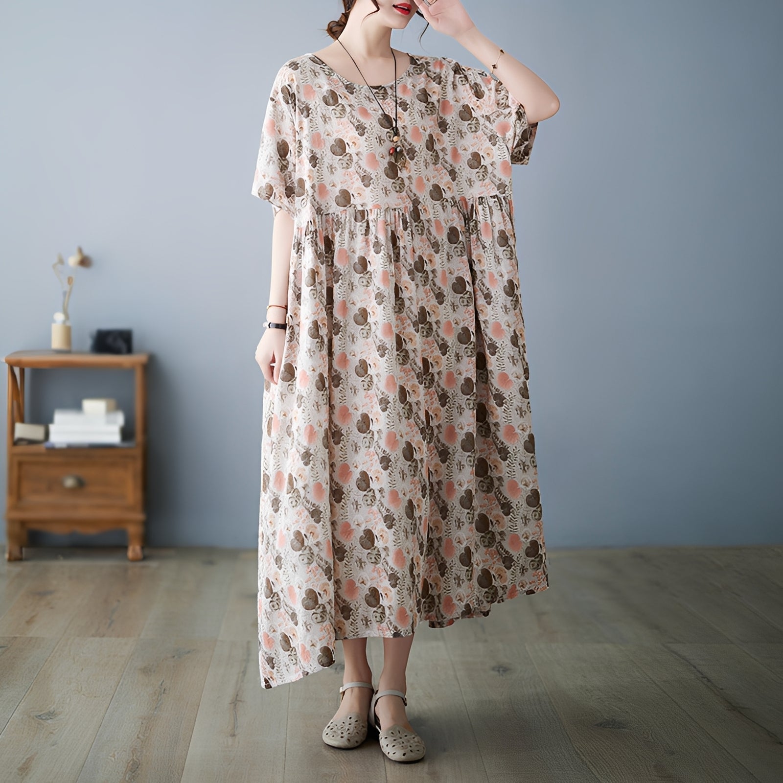 Bonnie - Elegantes und weites Kleid für Frauen
