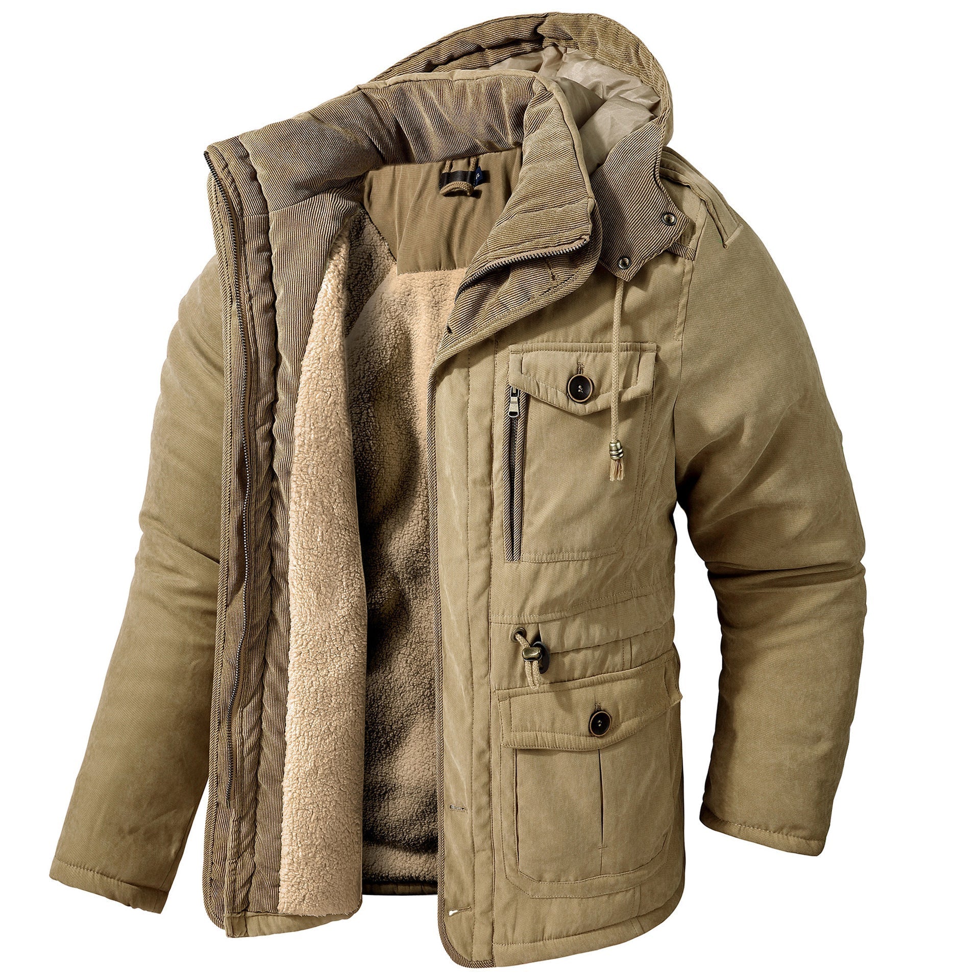 Kash - Modische Herren-Thermojacke mit Fleece-Futter