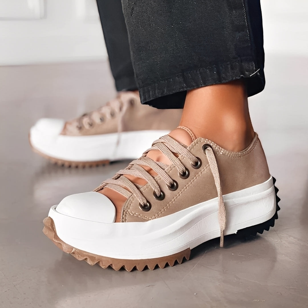 Caitlyn - Trendige Damenschuhe mit Plateau-Sohle