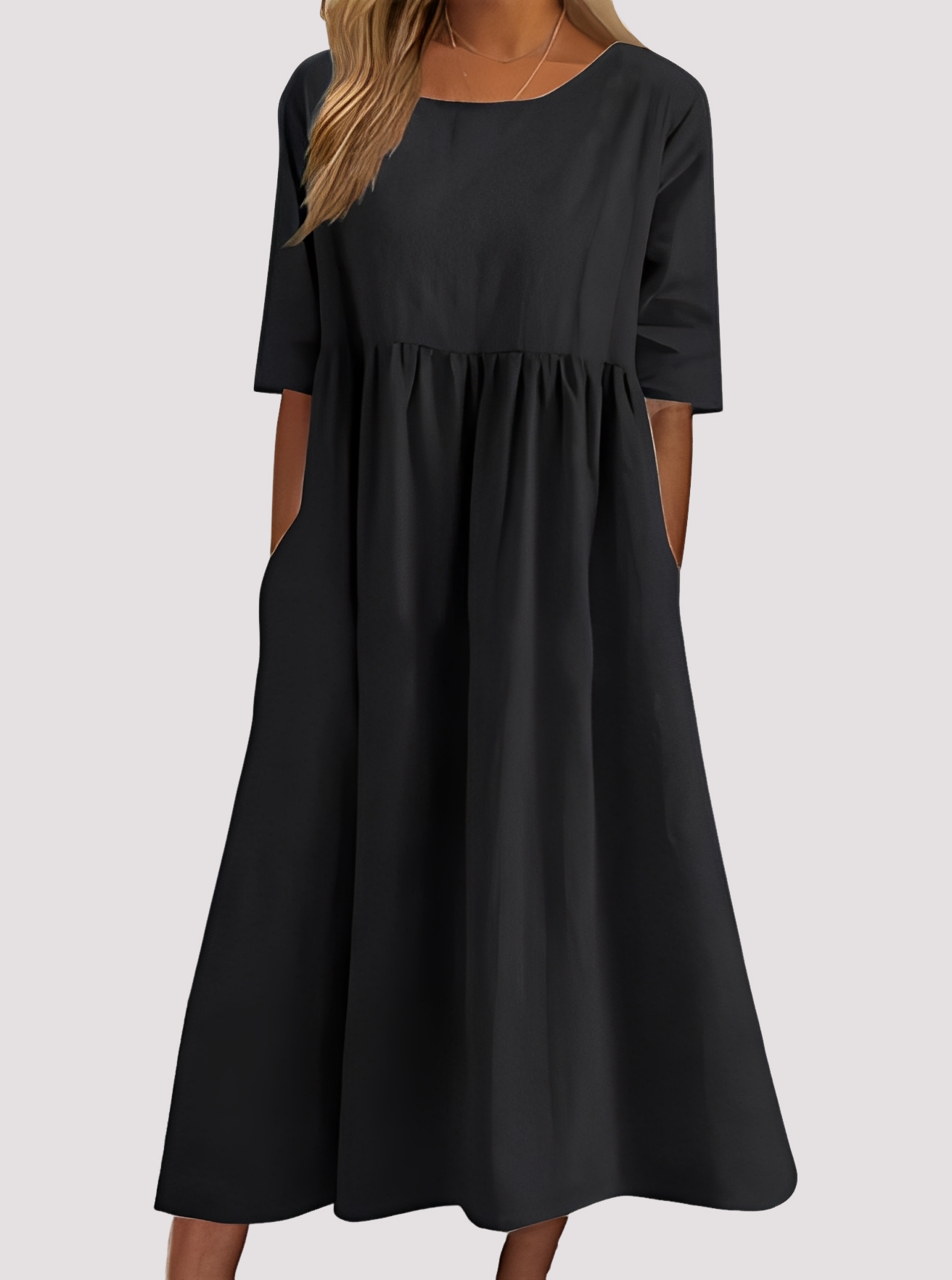 Julie - Lässiges Kleid mit Taschen für Damen