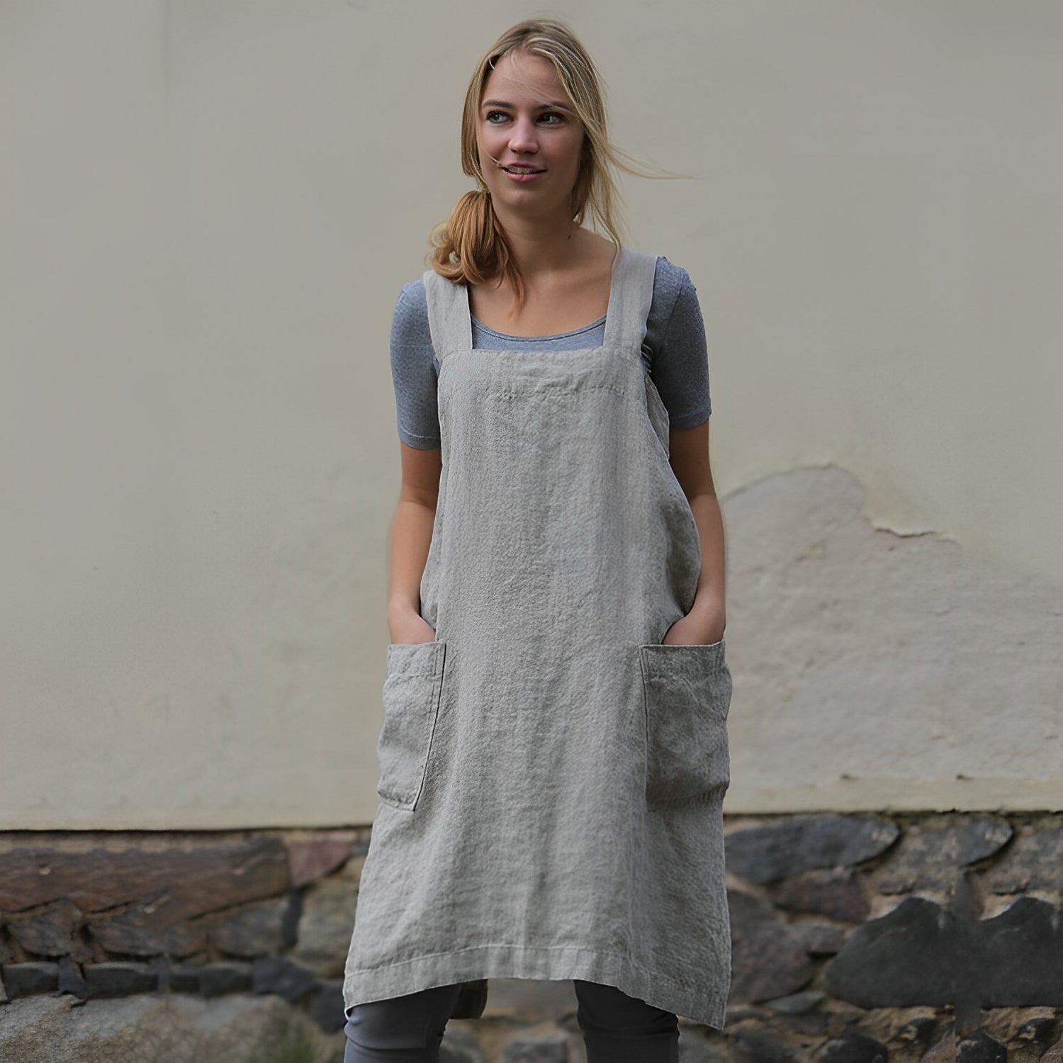 Mozelle - Damen-Sommerkleid mit Taschen im entspannten Design