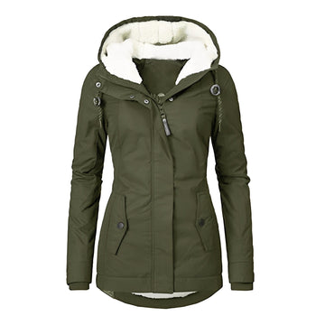 Earleen - Bequeme Damen-Sherpa-Fleecejacke