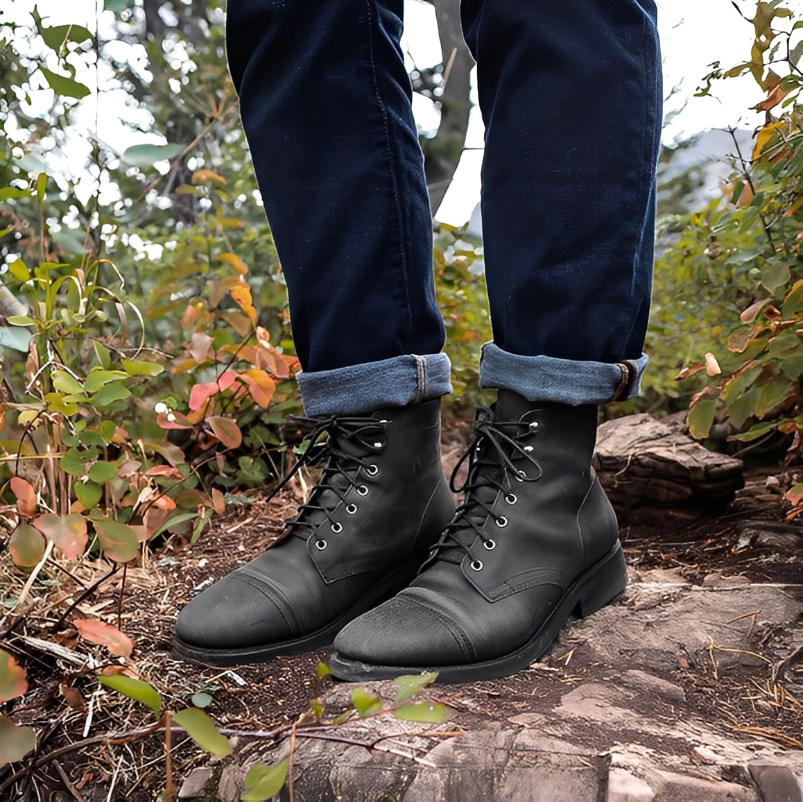 Lucrèce - Winterstiefel für Herren mit Schnürung