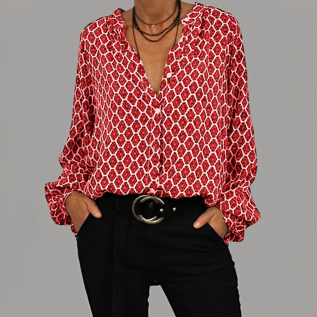 Elsa - Elegante und raffinierte Bluse für Damen