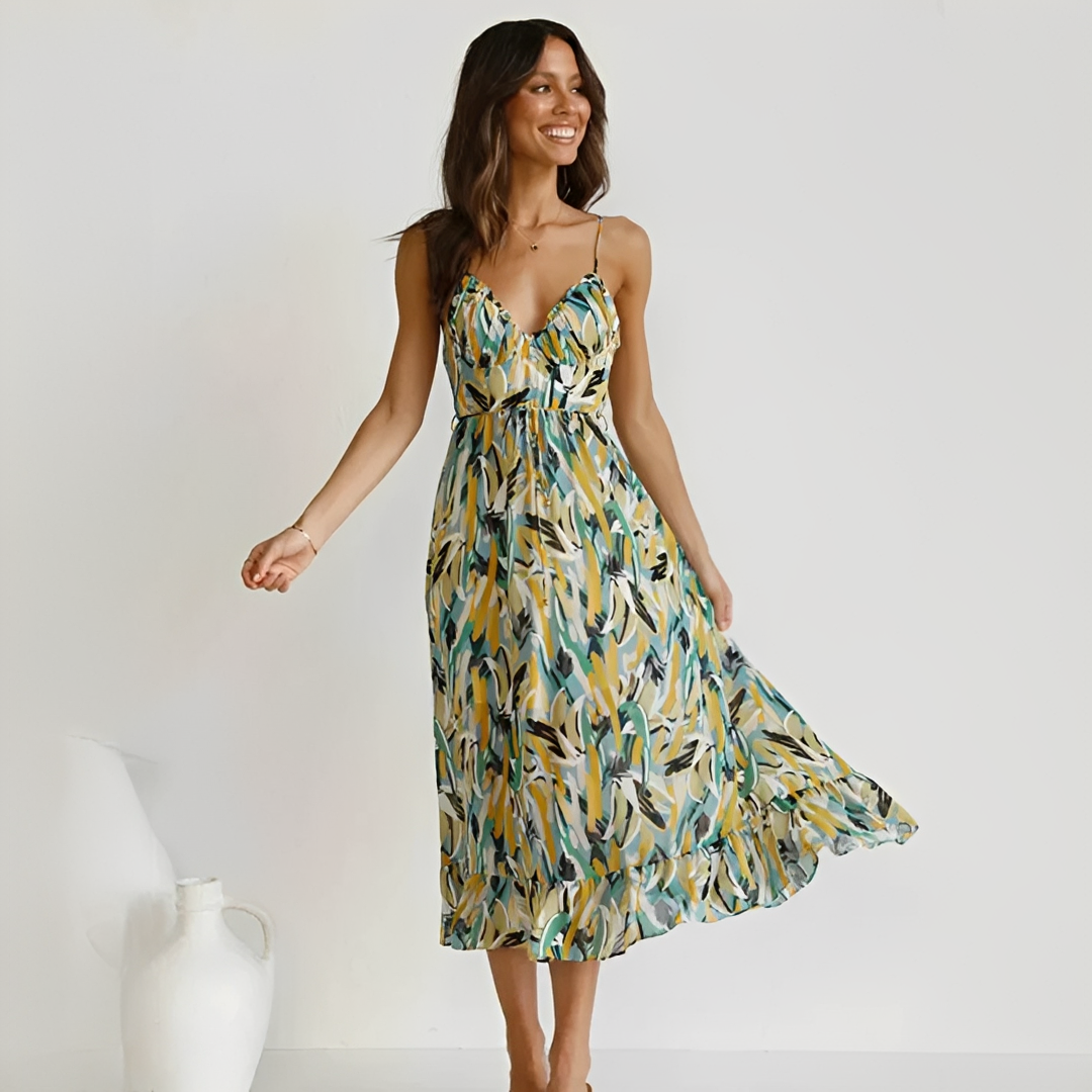 Fatima - Stilvolles Sommerkleid für Damen